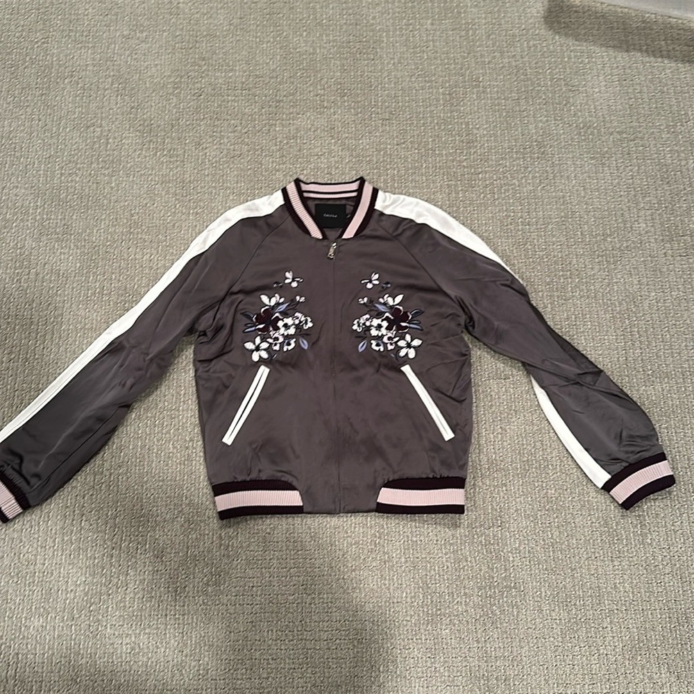 ARITIZIA EMBROIDERED BOMBER